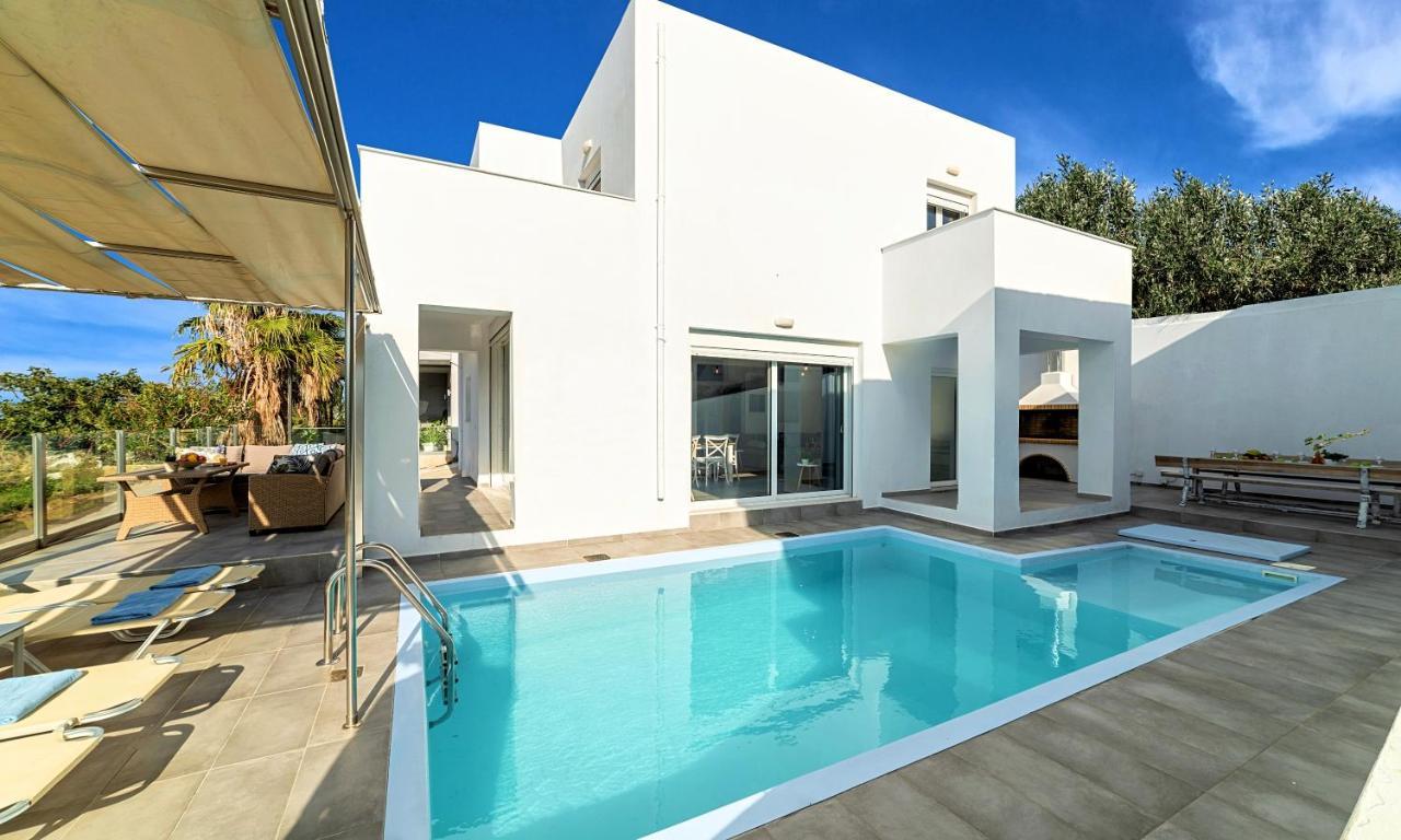 Cretan Sunset Villa Heated Pool Dhrámia Exterior foto